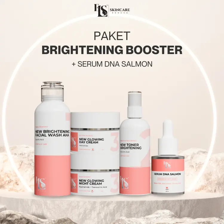 LS SKINCARE BUNDLING PAKET BOOSTER DAN SERUM DNA SALMON (ELSTM)