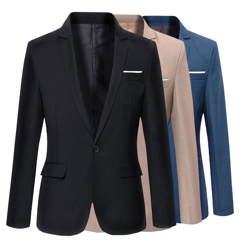 Áo Blazer Nam, Pasuprich, Phong Cách Trang Trọng, Màu Đen, Thích Hợp Cho Công Sở Và Đám Cưới, Dáng Ôm, Áo Khoác Tuxedo, Phong Cách Hàn Quốc, Áo Khoác Sơ Mi, Hàng Có Sẵn Địa Phương