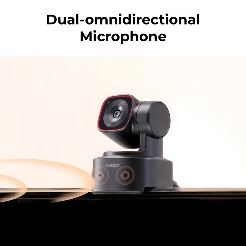 OBSBOT TINY 2 LITE AI-Powered PTZ 4K Webcam Portable Web Cam Garansi Resmi 9
