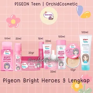 PIGEON PAKET SKINCARE REMAJA/SKINCARE PENCERAH REMAJA
