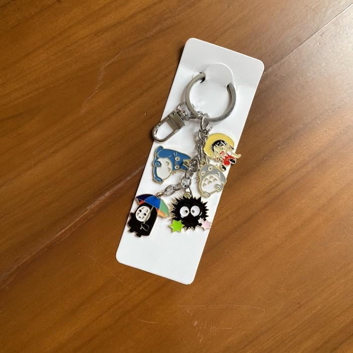 GANTUNGAN KUNCI KEYCHAIN KARAKTER ANYA PIKACHU TOTORO ONE PIECE SANRIO KHUSUS 0