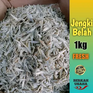 Ikan Asin Teri Jengki Belah Fresh 1kg makanan laut kering
