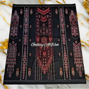 Terlaris Sarung Batik Pekalongan Motif Songket Signaturre Sarung Pria Dewasa Terbaru Sarung Santri Muslim Katun Hitam