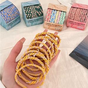 Ikatan bentuk rama-rama rambut, bahan gelang getah, gaya Korea yang comel dan ringkas, segar dan ringan, sarung kulit peribadi, tali rambut jenis baharu, untuk mengikat rambut Scrunchies Bell