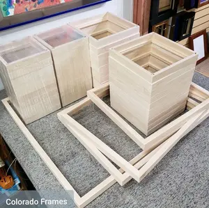 Spandram Kanvas Lukis Kayu Albasia 40x50 - Frame Kayu Siku Jati Belanda