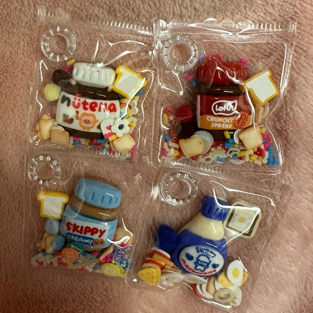Mini charms keychain (different options)
