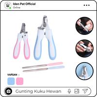 Gambar Gunting Kuku Kucing Anjing Alat Potong Kuku Hewan Pet Dog Cat Nail Clipper - Biru Muda, Size M dari Iden Pet Kota Tangerang 1 Tokopedia
