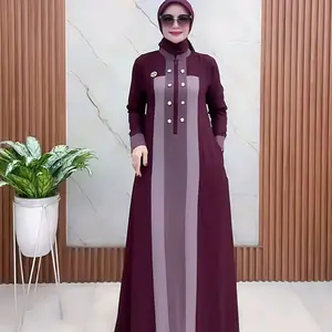 Hanna Dress - Gamis Wanita Casual Simpel dan Elegan - Gamis polos