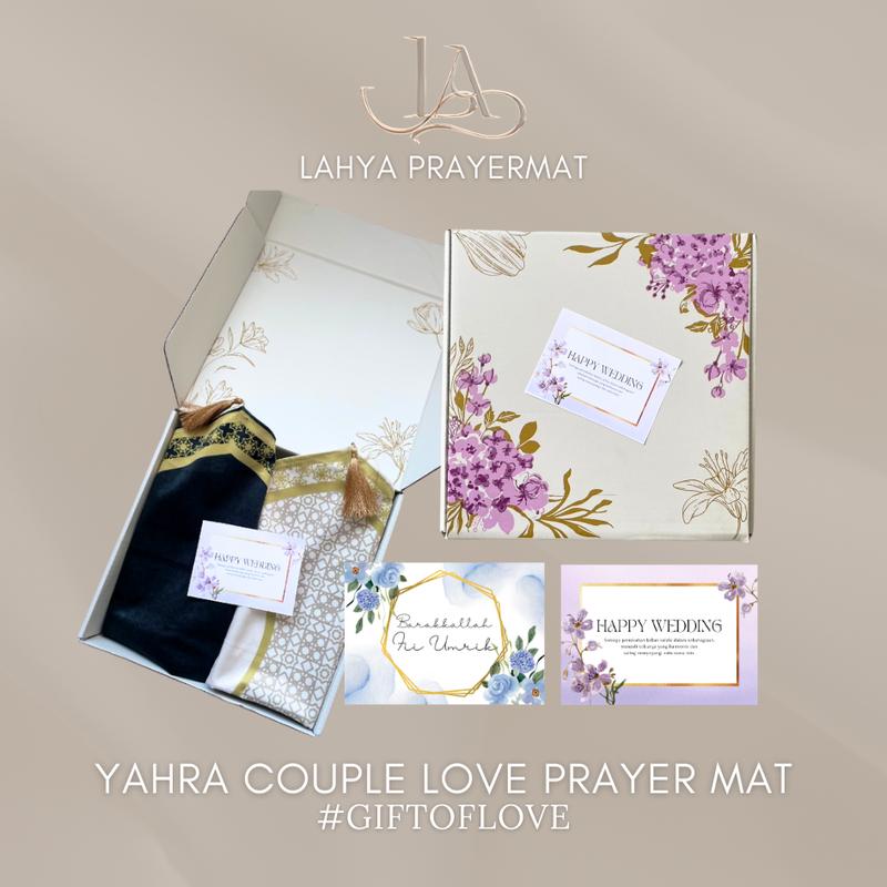 Sajadah AZAIN Love Sajadah Couple - Sajadah Rekomendasi Hadiah Pernikahan Wedding Gift Sajadah Couple Pasangan Gift Ideas 6
