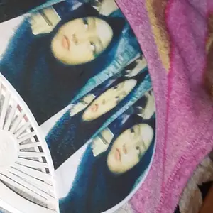 Kipas Kerang Uchiwa Custom Foto Suka Suka Foto Dua Sisi Laminasi Glossy Kipas Anak Sekolah SMA