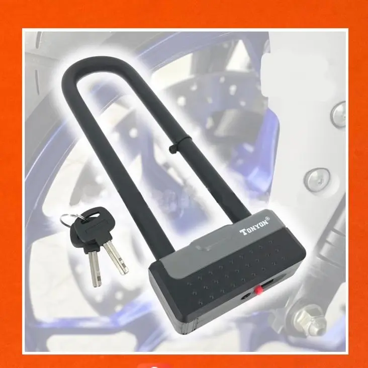 TONYON Fork Lock Heavy Duty Security Chain Lock Motorcycle Motosikal Motor Kunci Rantai ULock U Lock