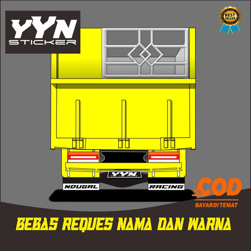 STICKER EBLEK TRUCK BISA REQUES SIAP TEMPEL Car 0
