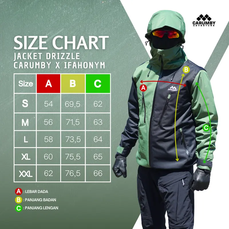Jaket Drizzle Carumby x Ifahonym Special Edition 5