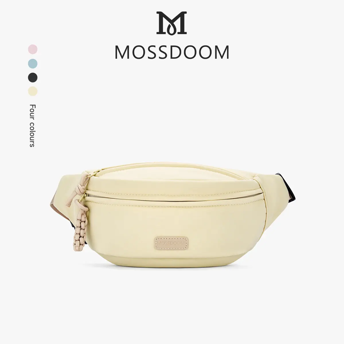 【LIVE】MOSSDOOM Klassy Waist Bag Lightweight Simple Elegant Waist Bag Cloth Chest Waist Bag