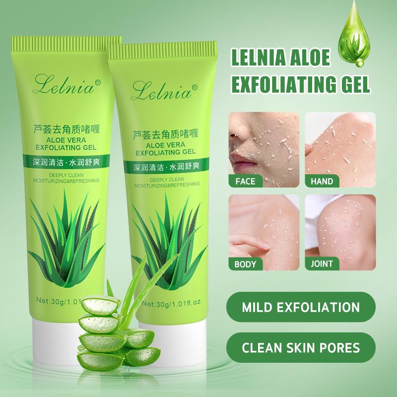 Lelnia Gel Nha Đam Dưỡng Ẩm & Làm Mềm Skincare  Da 98% MILAGANICS 30G,  Women Tẩy Tế Bào Chết Mặt Và Cơ Thể, Làm Sạch, Dưỡng Ẩm Nữ Peel Da