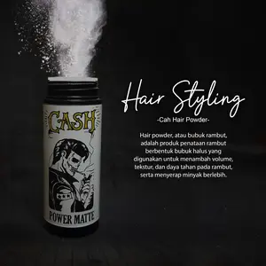 Cash Styling Rambut / Bubuk Penata Rambut Powder Pomade Kering