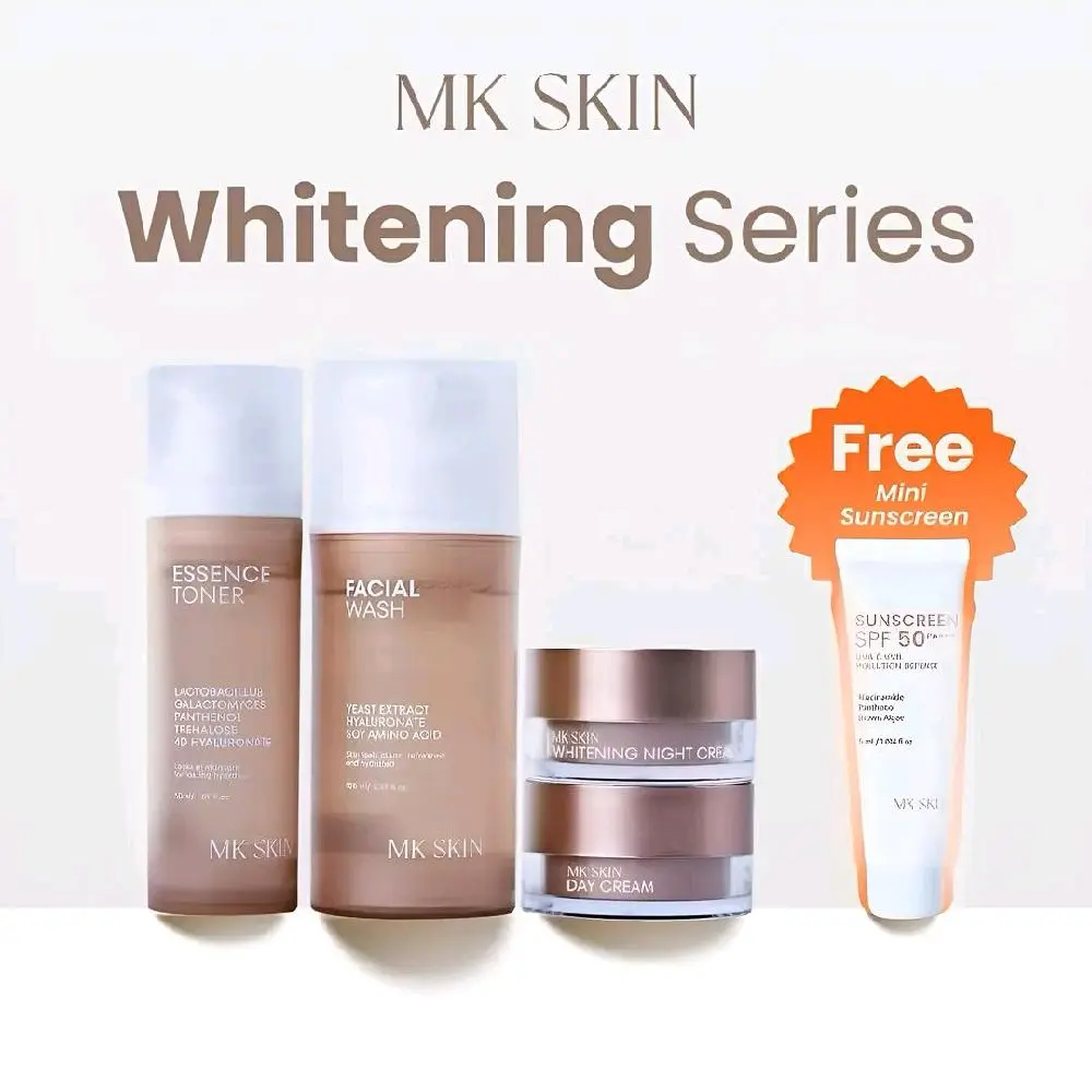 MK SKIN PAKET WAJAH , whitening series | acne series | melacare series Mencerahkan