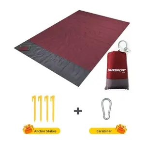 tikar lipat matras camping piknik outdoor waterproof / matras camping / matras lipat 210x200 cm plus pasak dan carabiner