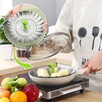 Gambar Vinnatsu Alas Tatakan Kukusan Bentuk Bunga Fleksibel Steamer Stainless Multifunctional Retractable Pengukus Makanan Model Bunga - 9-inci dari Vinnatsu official Kab. Tangerang 3 Tokopedia