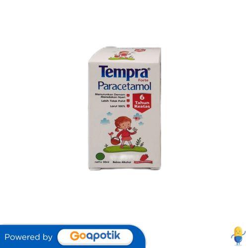 Gambar TEMPRA FORTE SYRUP RASA STRAWBERRY 30 ML dari Apotek Sehat Bersama Samarinda by GoApotik Kota Samarinda Tokopedia