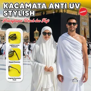 ANP88 - Kacamata Anti UV Unisex Perlengkapan Umroh dan Haji dengan Lensa Premium  dan Frame ABS Ringan Kokoh