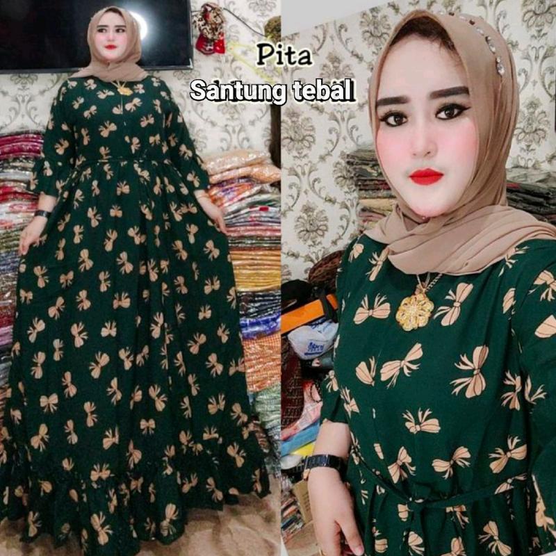 Gamis jumbo pita Gamis kupu gamisterbaru 5