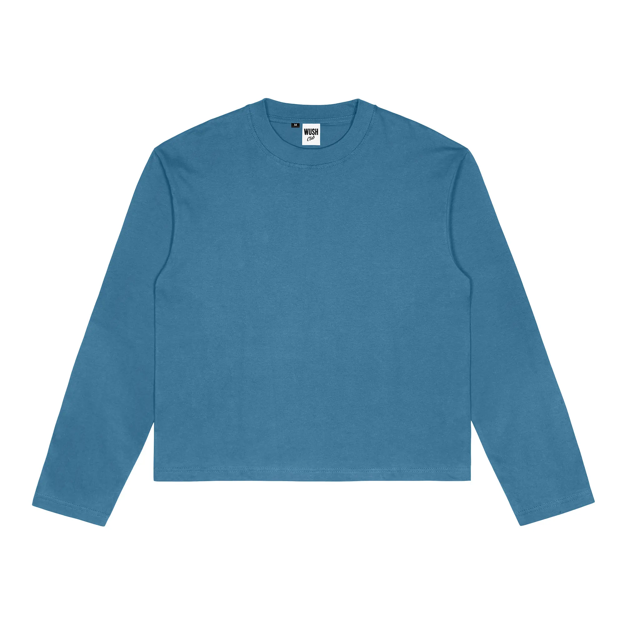 LS BOXY POLOS DENIM