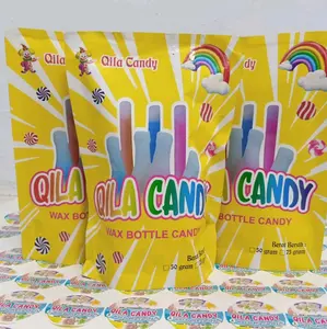 wax bottle candy permen lilin viral paket usaha