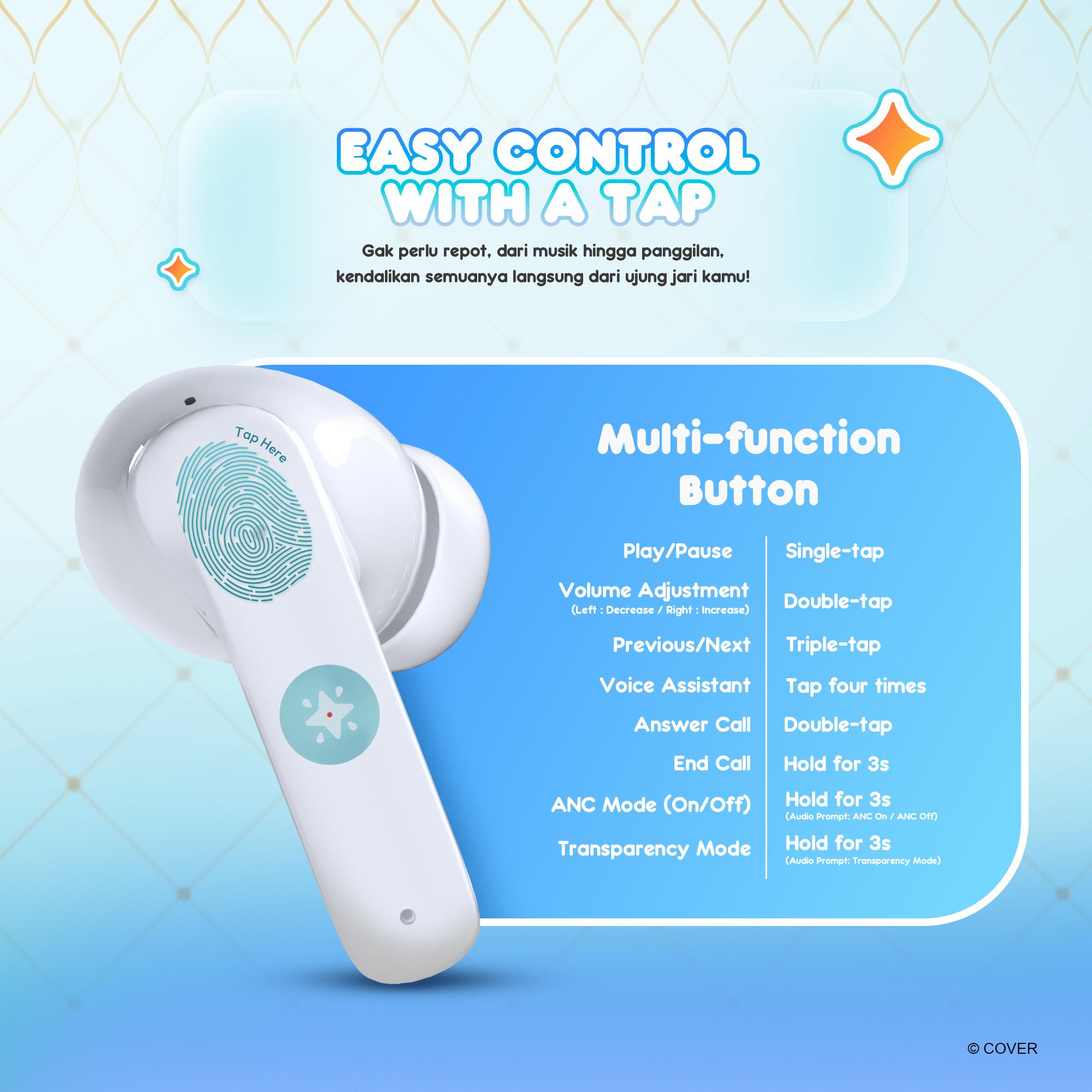 FANTECH x HOLOLIVE EXCLUSIVE COLLABORATION TWS GROOVE ANC FT20 Kobo Kanaeru & Vestia Zeta Limited Edition (BONUS PLUSHIE) FANTECH x HOLOLIVE EXCLUSIVE COLLABORATION TWS GROOVE ANC FT20 Kobo Kanaeru & Vestia Zeta Limited Edition (BONUS PLUSHIE)