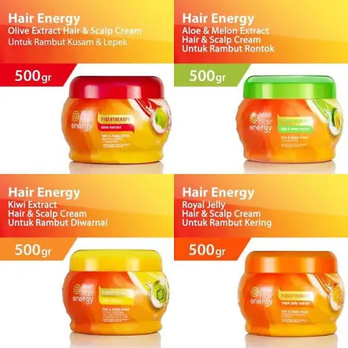 MAKARIZO HAIR ENERGY CREAMBATH FIBERTHERAPY.