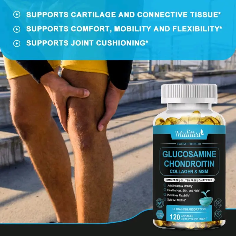 Glucosamine Chondroitin for Joint Support Health Complex With Collagen Peptide Untuk Tulang Sendi 3