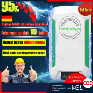 Listrik 2 kilowatt-jam per bulan Hemat 99% alat penghemat listrik rumah Penghemat Daya Teknologi Impor Jerman listrik Alat Penghemat Listrik Token Meteran Home Electric Saver Power Factor Saver Electric Saver Electricity Saving Box Alat Hemat