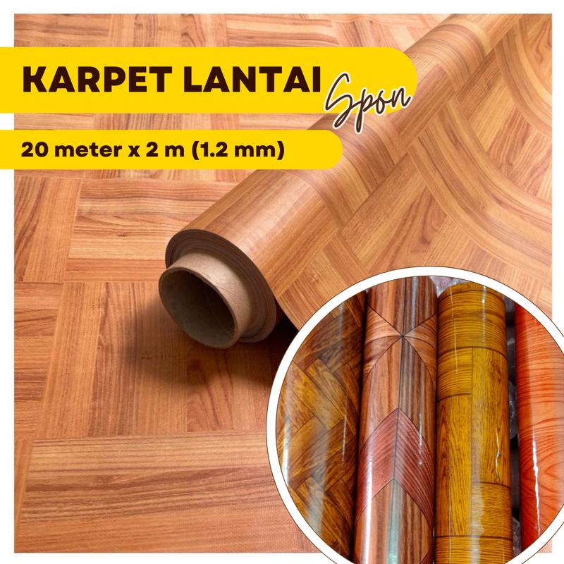 Karpet Spons Busa empuk Jumbo Tebal 1,2mm Panjang 20m dan 10m Lebar 2m BEST SELLER lantai 0