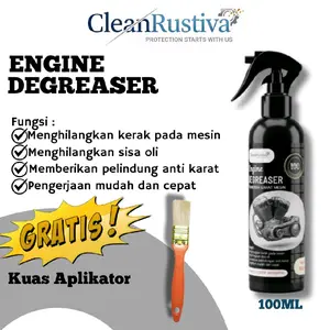 ENGINE DEGREASER CLEANRUSTIVA Pembersih Kerak / Karat pada Mesin Motor, Pembersih Karat, Aman Anti Korosi, Anti Jamur, Pelindung Karat, Tanpa Kusam, Pembersih Car dan Motor, Pembersih Velg dan Shockbreaker