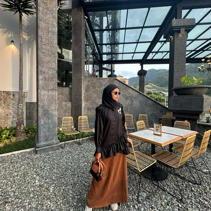 ELEA TOP | ATASAN WANITA | ATASAN KEKINIAN | ATASAN KOREAN STYLE | TUNIK WANITA | TUNIK PUTIH | ATASAN PUTIH 8
