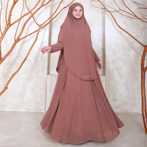 Hilpa Set Gamis Syari Ceruty Premium