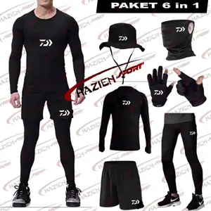 Paket Hemat Set Kaos Jersey Mancing Buff Mancing Topi Mancing Celana Pendek Mancing Celana Panjang Mancing Sarung Tangan Mancing Pakaian Mancing Pelindung Panas Multifungsi