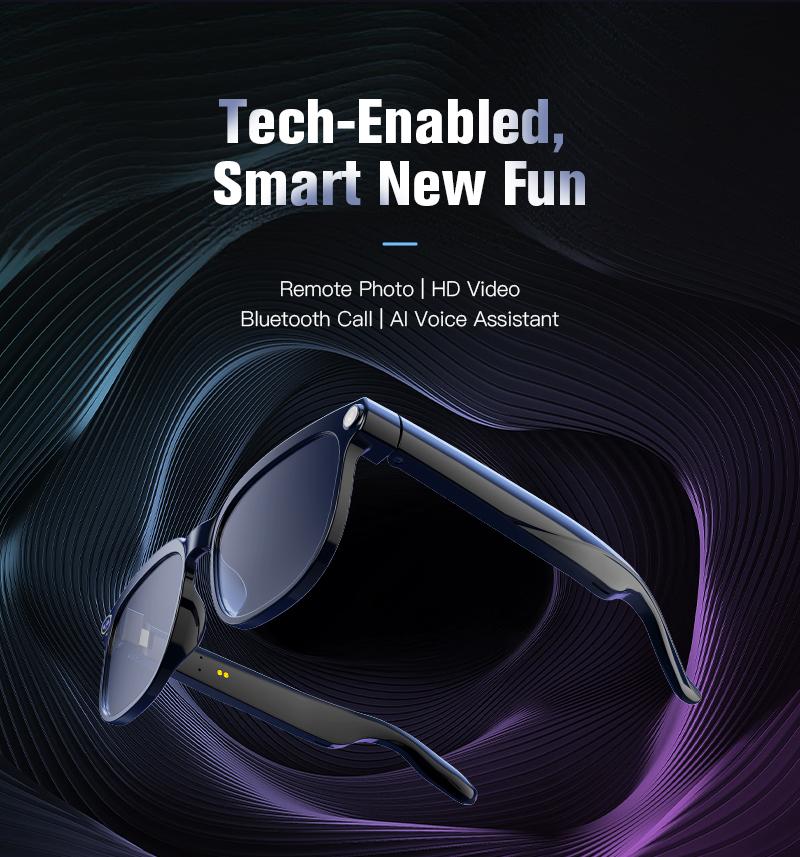 PEJE Smart Glasses 800W Camera AI Translate | OutdoorSmart Sport | Remote Photo & HD Video | Bluetooth 5.4 Music | Hands-Free Calling | IP65 Waterproof Kacamata Pintar Outdoor