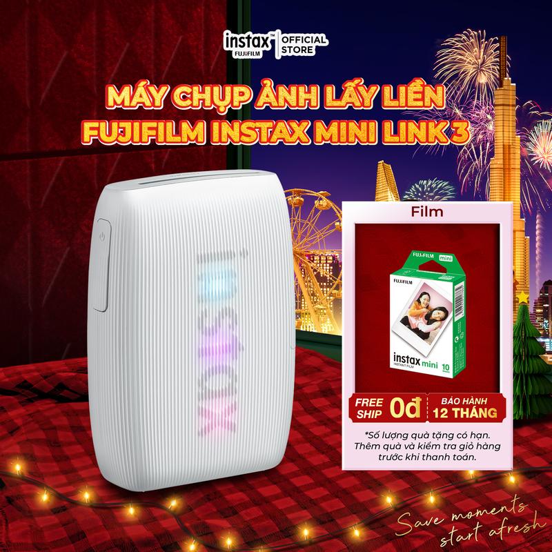  Máy In Ảnh Cầm Tay Fujifilm Instax Mini Link 3 - Bảo Hành 1 Năm 