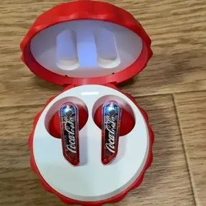 Coca-Cola T13 Lite アプリ連携ワイヤレスイヤホン Bluetooth6.0 13mm