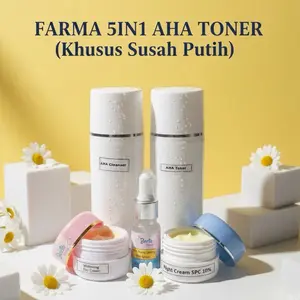 [5IN1] AHA TONER 100ML -skincare|Farma Wdc Original 5IN1 Berto
