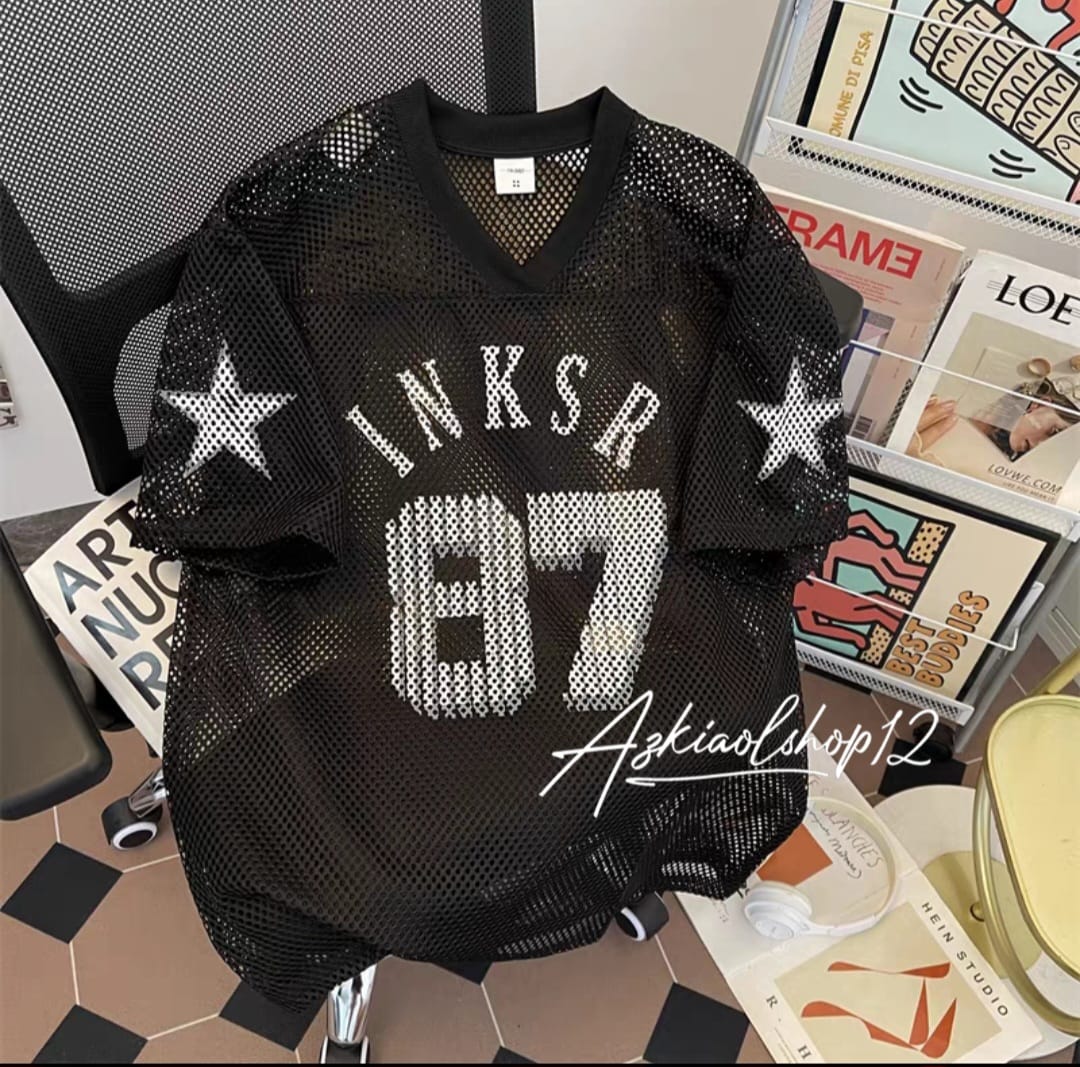 Kaos Jersey BLACK 68 Oversize Retro Boxy Shirt dengan Desain 026  keren  vintage jersey  vintage  persib  bandung jersey  batik jersey  running  kalcer jersey  alter  ego baju  nomor jersey  germany  2026