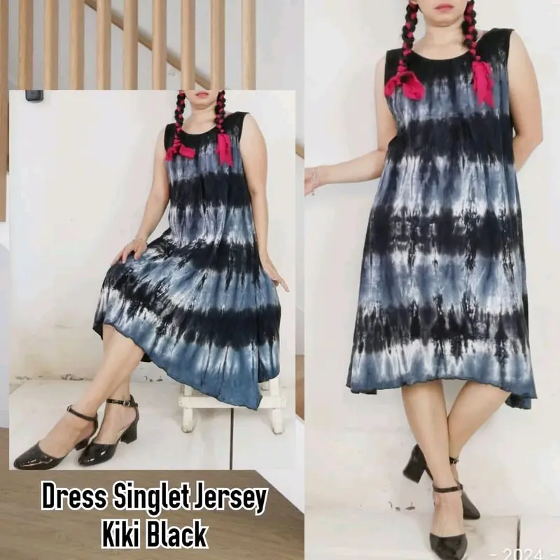 Daster Singlet Bahan Kaos Jersey Dastee Yukensi One Size Fit to XL 6