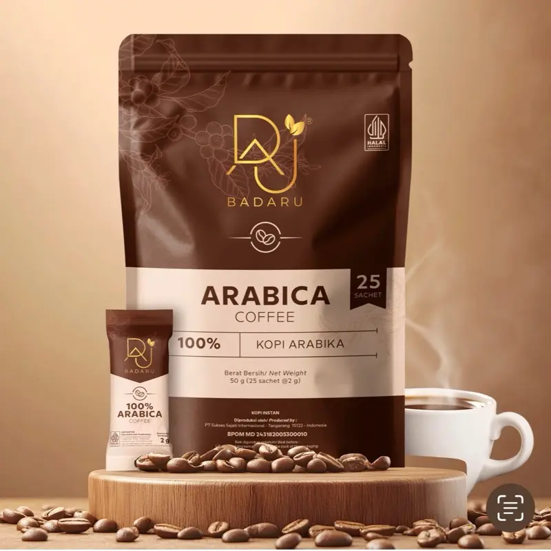 KOPI BADARU ISI 25sachet KOPI ARABIKA ESPRESSO INSTAN TANPA AMPAS 0