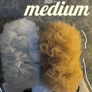 CEPOL HIJAB IKAT RAMBUT UKURAN MEDIUM LEBIH RINGAN GAK BIKIN PUSING Scrunchies tulle premium soft pink