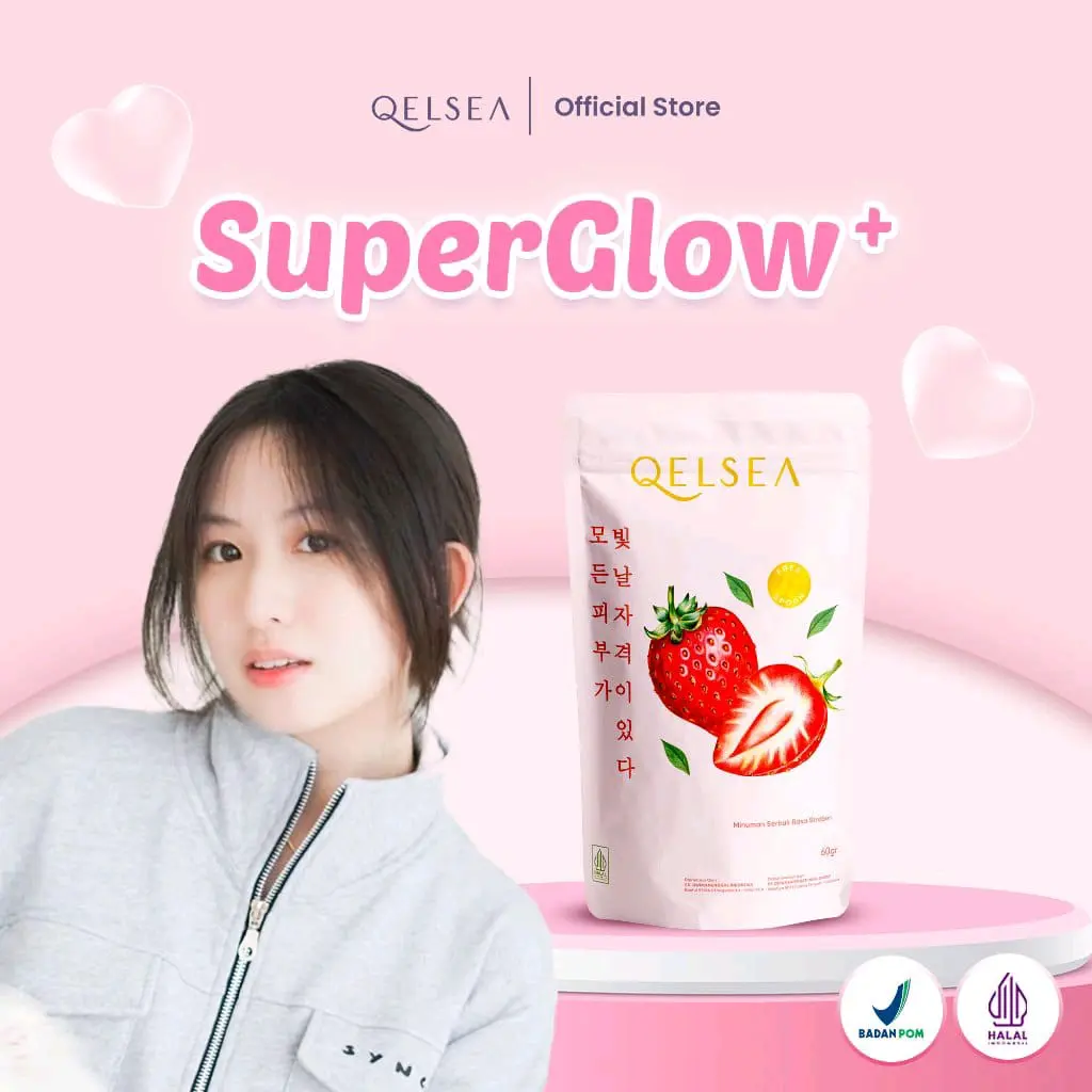 College Qelsea Qbast 60gr suplemen makan mencerahkan wajah dan tubuh