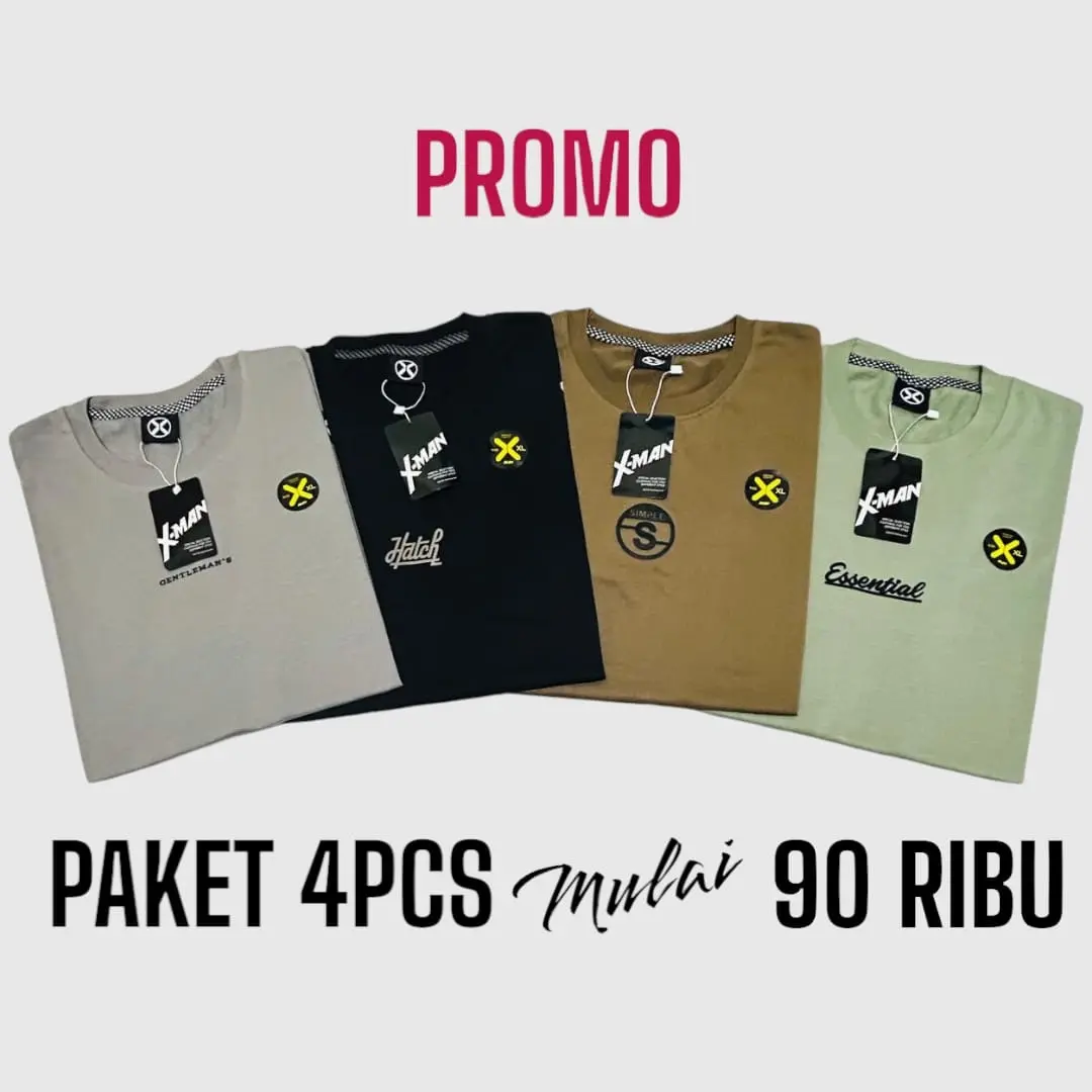 (DOUBLE LAYER DEWASA) DA79 Kaos Distro Unisex Double Layer Rib Tshirt ...