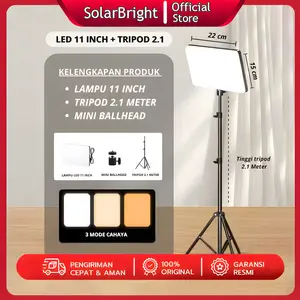 SolarBright IP80 80W Lampu Panel Studio Lighting Live Streaming Langsung / Video / Konten / Pencahayaan Studio Profesion