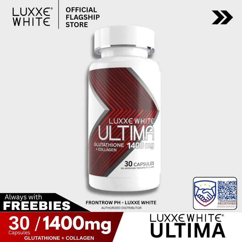 Luxxe White ULTIMA Glutathione + Collagen 1400mg 60 Capsules & 30 Capsules