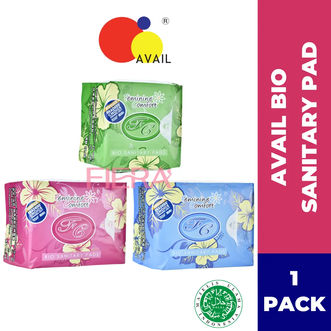 AVAIL FC BIO SANITARY PADS - PANTY LINER / DAY USE / NIGHT USE